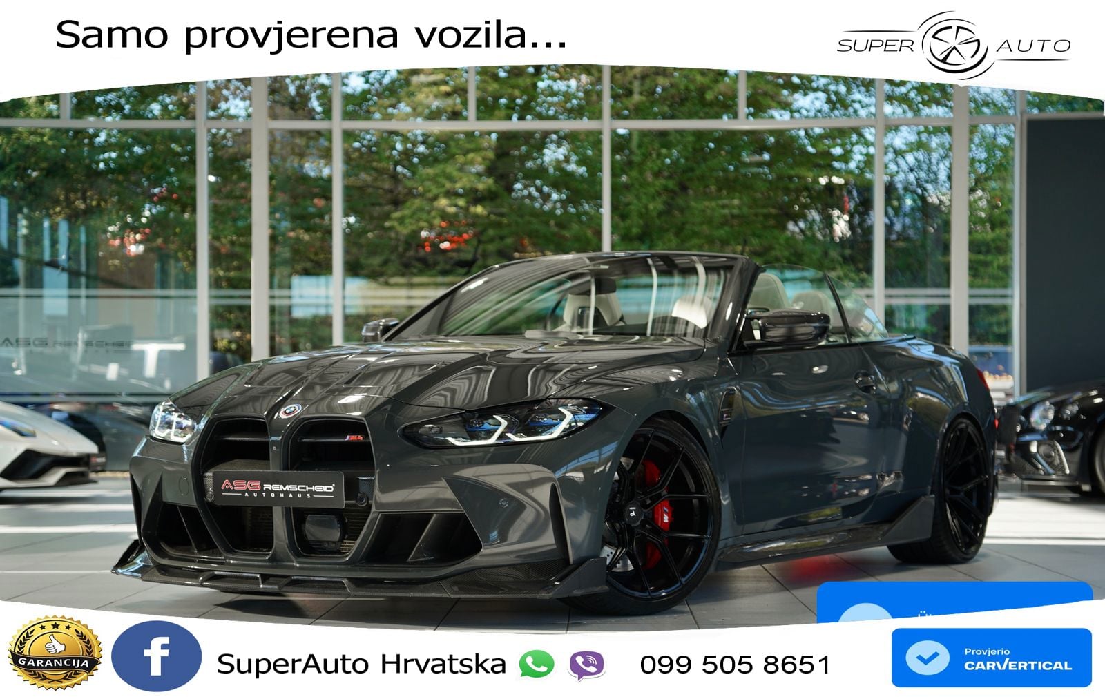 BMW M4 Competition 3.0 (510 KS) Steptronic LED+GR SJED+ACC