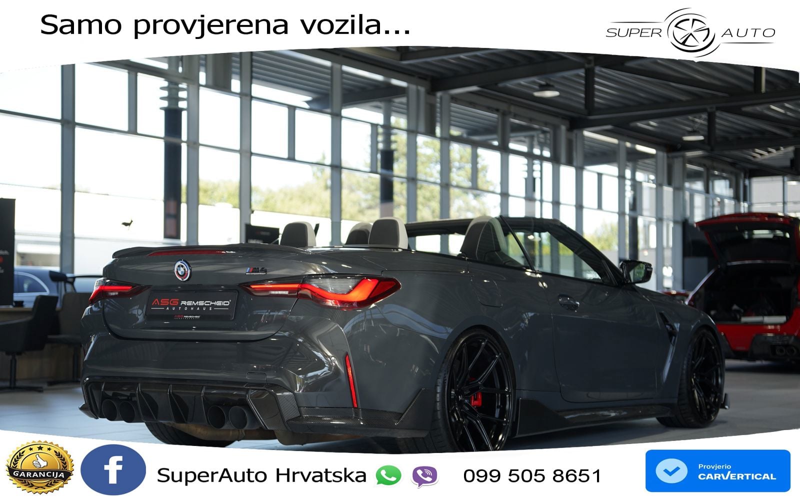BMW M4 Competition 3.0 (510 KS) Steptronic LED+GR SJED+ACC