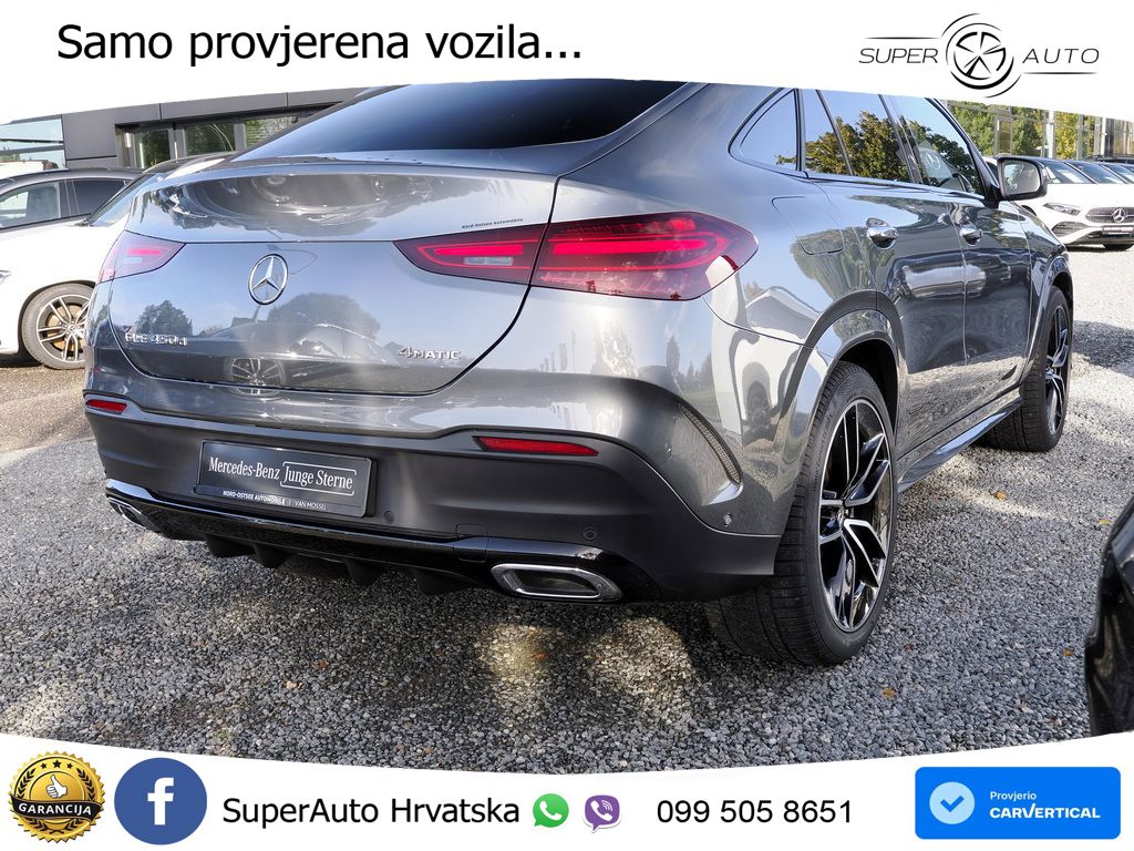 Mercedes GLE Coupe 450d (367 KS) EQ Boost 4MATIC 9G-TRONIC AMG ACC+HEAD+4xGR SJED+360+PANO