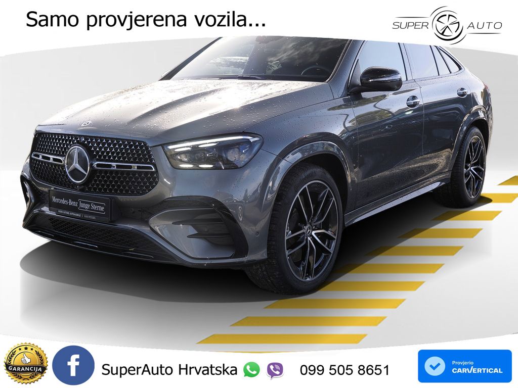 Mercedes GLE Coupe 450d (367 KS) EQ Boost 4MATIC 9G-TRONIC AMG ACC+HEAD+4xGR SJED+360+PANO