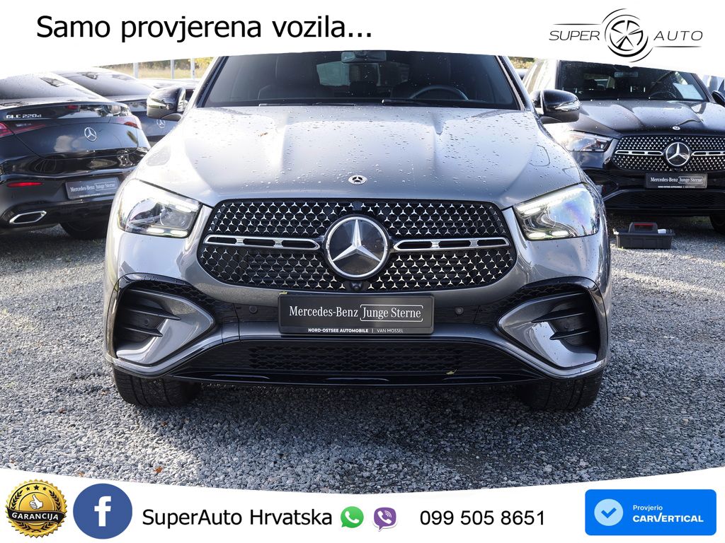 Mercedes GLE Coupe 450d (367 KS) EQ Boost 4MATIC 9G-TRONIC AMG ACC+HEAD+4xGR SJED+360+PANO