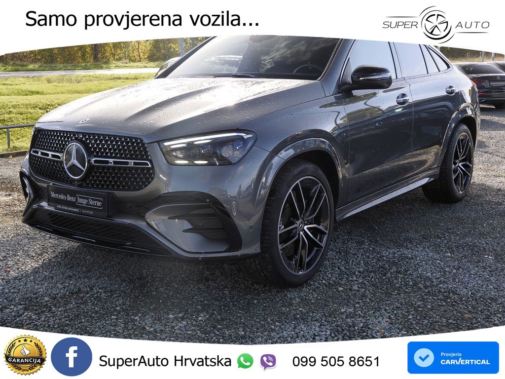 Mercedes GLE Coupe 450d (367 KS) EQ Boost 4MATIC 9G-TRONIC AMG ACC+HEAD+4xGR SJED+360+PANO