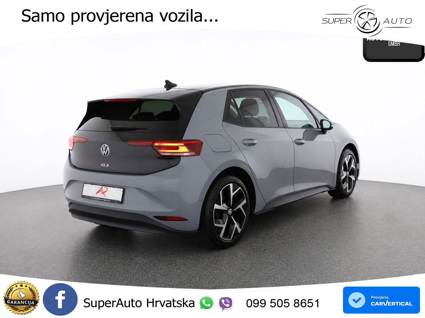 Volkswagen ID.3 Pro 62 kWh (204 KS) LED+GR SJED+ACC