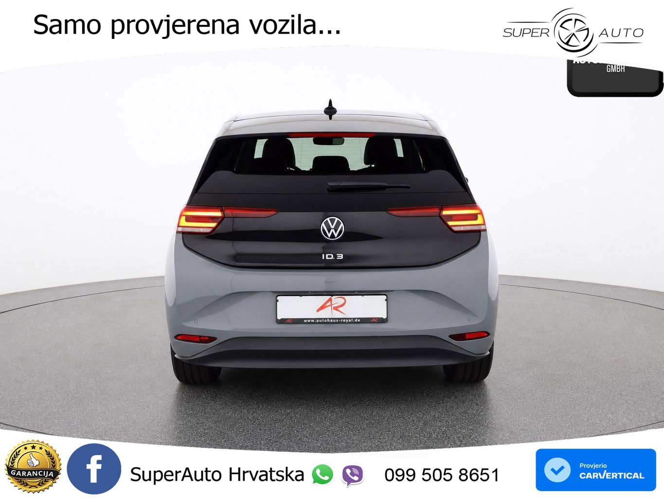 Volkswagen ID.3 Pro 62 kWh (204 KS) LED+GR SJED+ACC