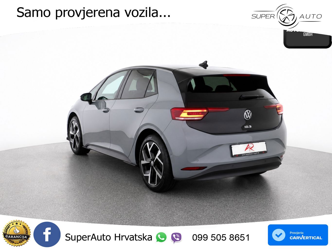 Volkswagen ID.3 Pro 62 kWh (204 KS) LED+GR SJED+ACC