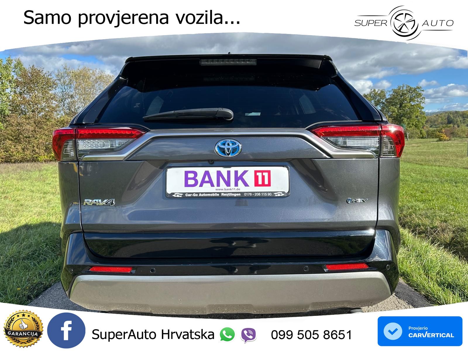 Toyota RAV4 2.5 (218 KS) Hybrid eCVT LED+GR SJED+ACC