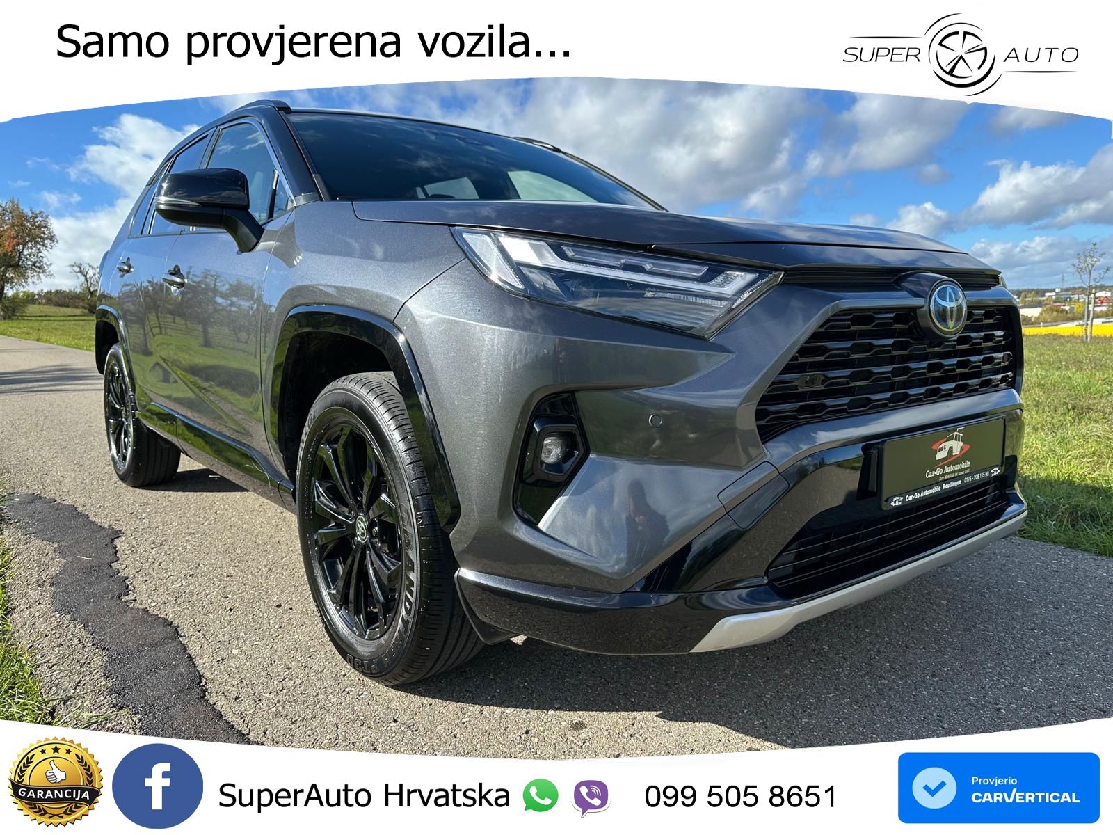 Toyota RAV4 2.5 (218 KS) Hybrid eCVT LED+GR SJED+ACC