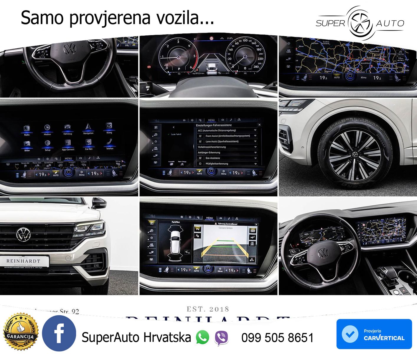 Volkswagen Touareg 3.0 V6 TDI (286 KS) 4MOTION Tiptronic R-Line LED+GR SJED+ACC