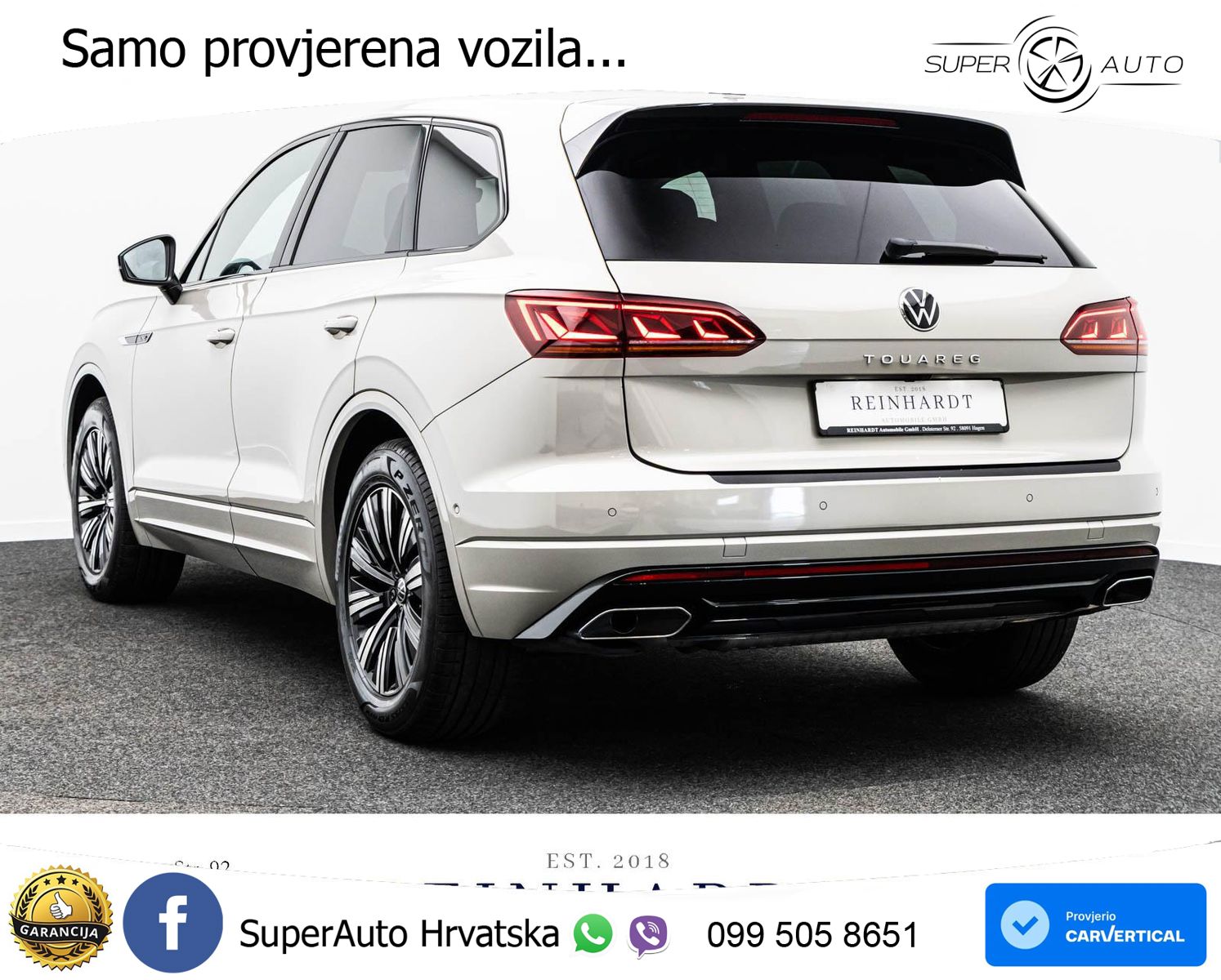Volkswagen Touareg 3.0 V6 TDI (286 KS) 4MOTION Tiptronic R-Line LED+GR SJED+ACC