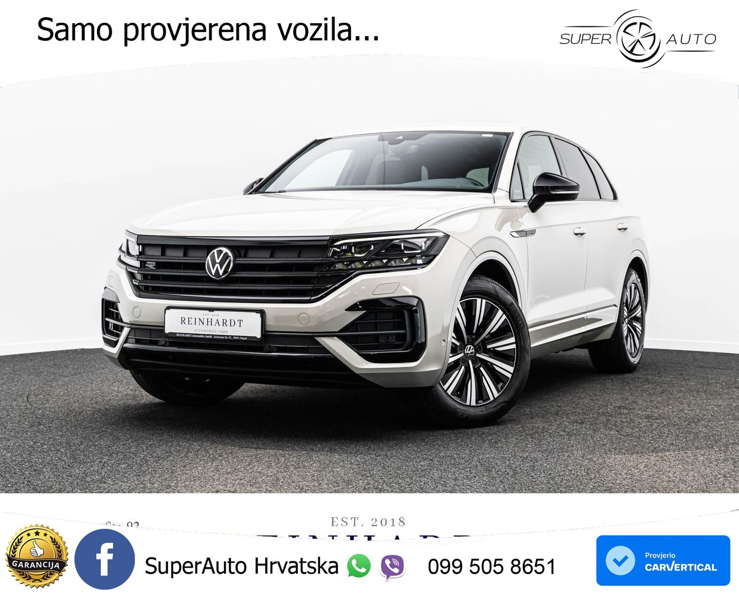 Volkswagen Touareg 3.0 V6 TDI (286 KS) 4MOTION Tiptronic R-Line LED+GR SJED+ACC
