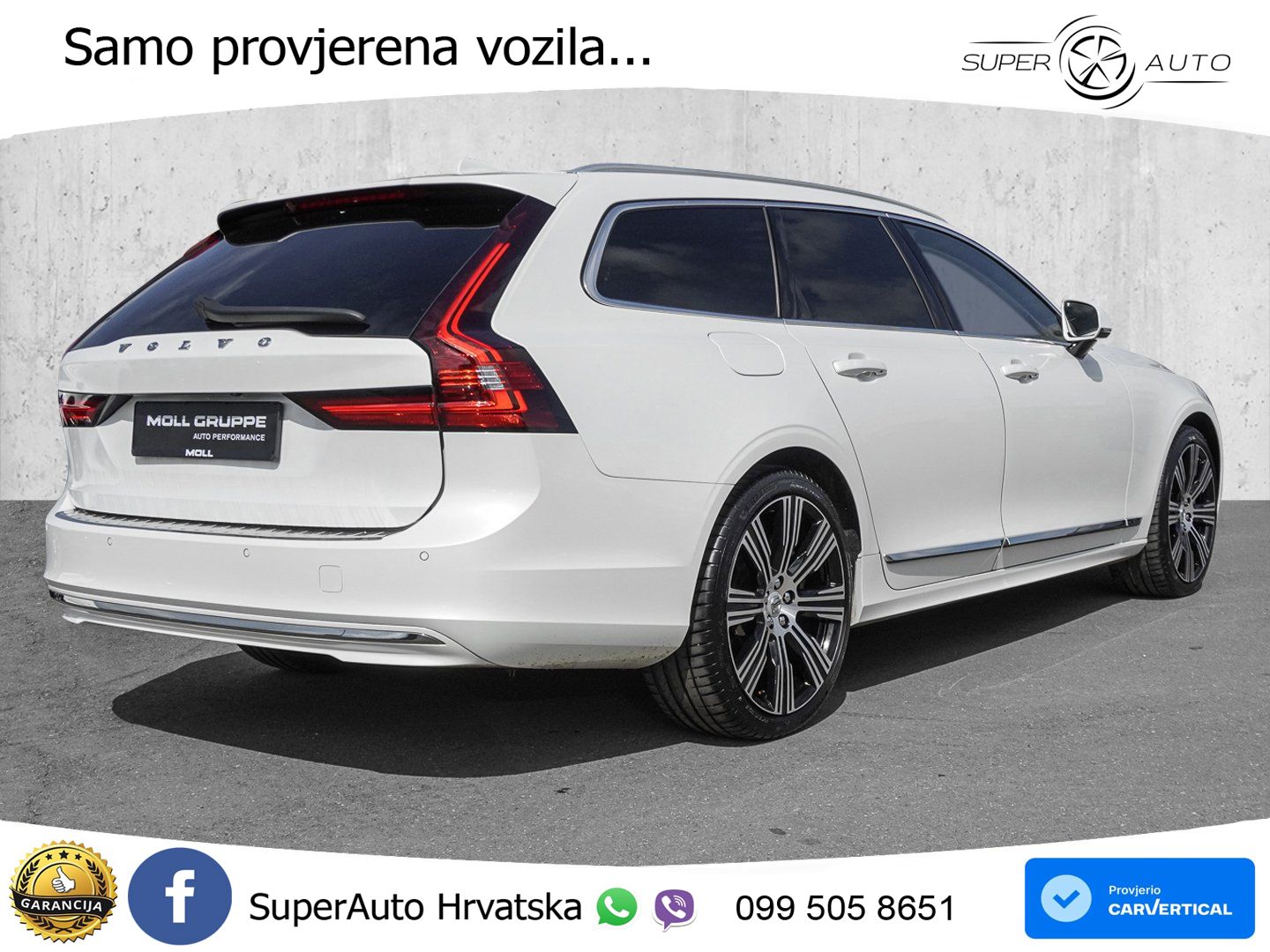 Volvo V90 2.0 B4 Automatic LED+GR SJED+ACC