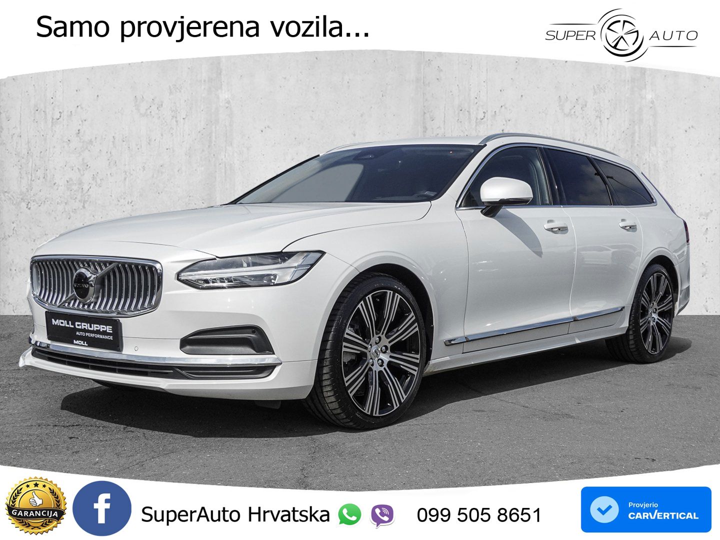 Volvo V90 2.0 B4 Automatic LED+GR SJED+ACC