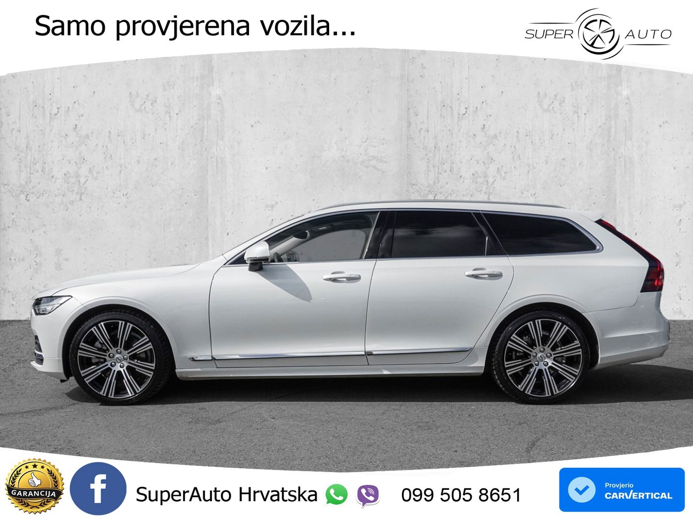 Volvo V90 2.0 B4 Automatic LED+GR SJED+ACC