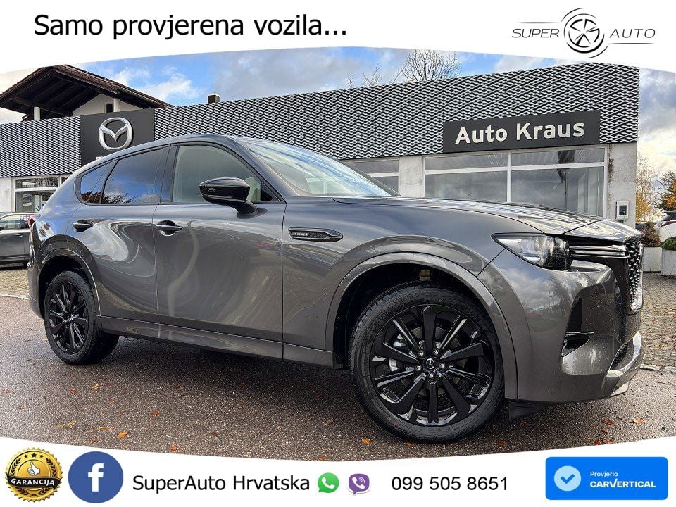 Mazda CX-60 3.3 e-Skyactiv D (254 KS) AWD Automatic MATRIX+GR SJED+KAM