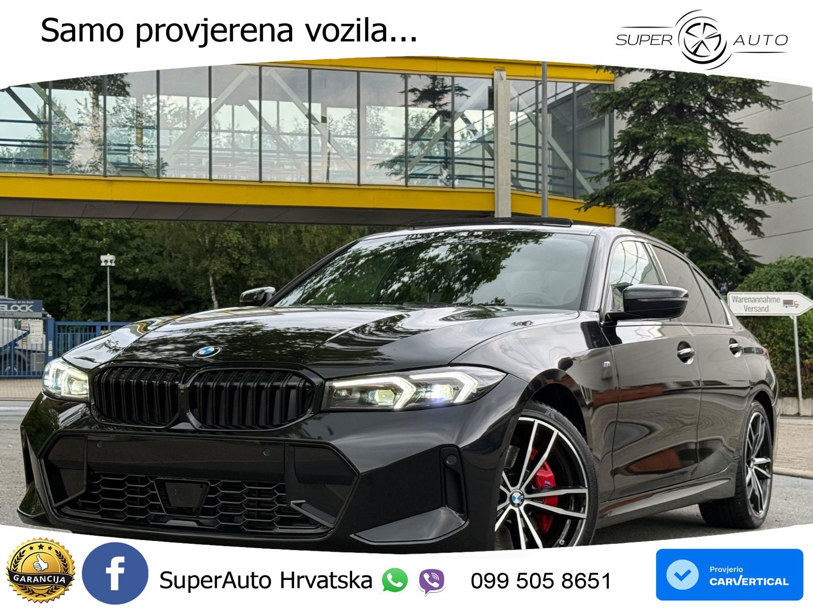 BMW 320d (190 KS) Steptronic M Sport LED+GR SJED+ACC