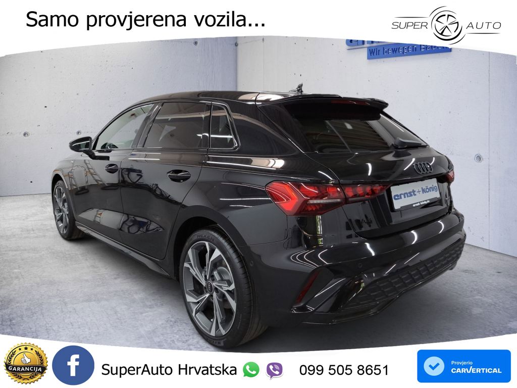 Audi A3 40 TFSI (204 KS) quattro S tronic S line LED+GR SJED+ACC