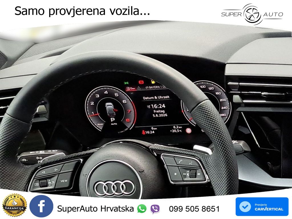 Audi A3 40 TFSI (204 KS) quattro S tronic S line LED+GR SJED+ACC