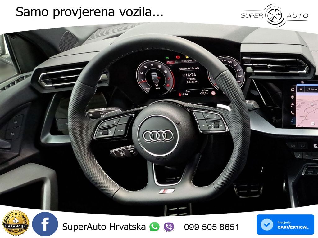 Audi A3 40 TFSI (204 KS) quattro S tronic S line LED+GR SJED+ACC
