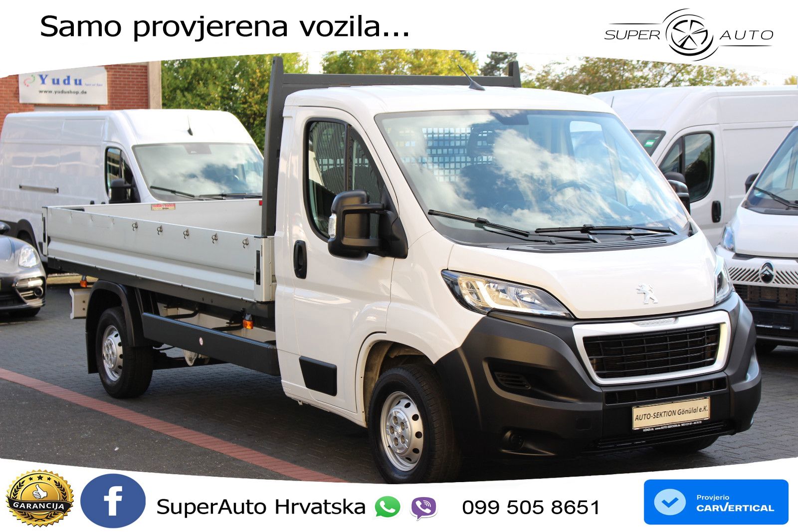 Peugeot Boxer Pritsche 33 L3 140 *Klima*Tempomat*S&S 140 KS
