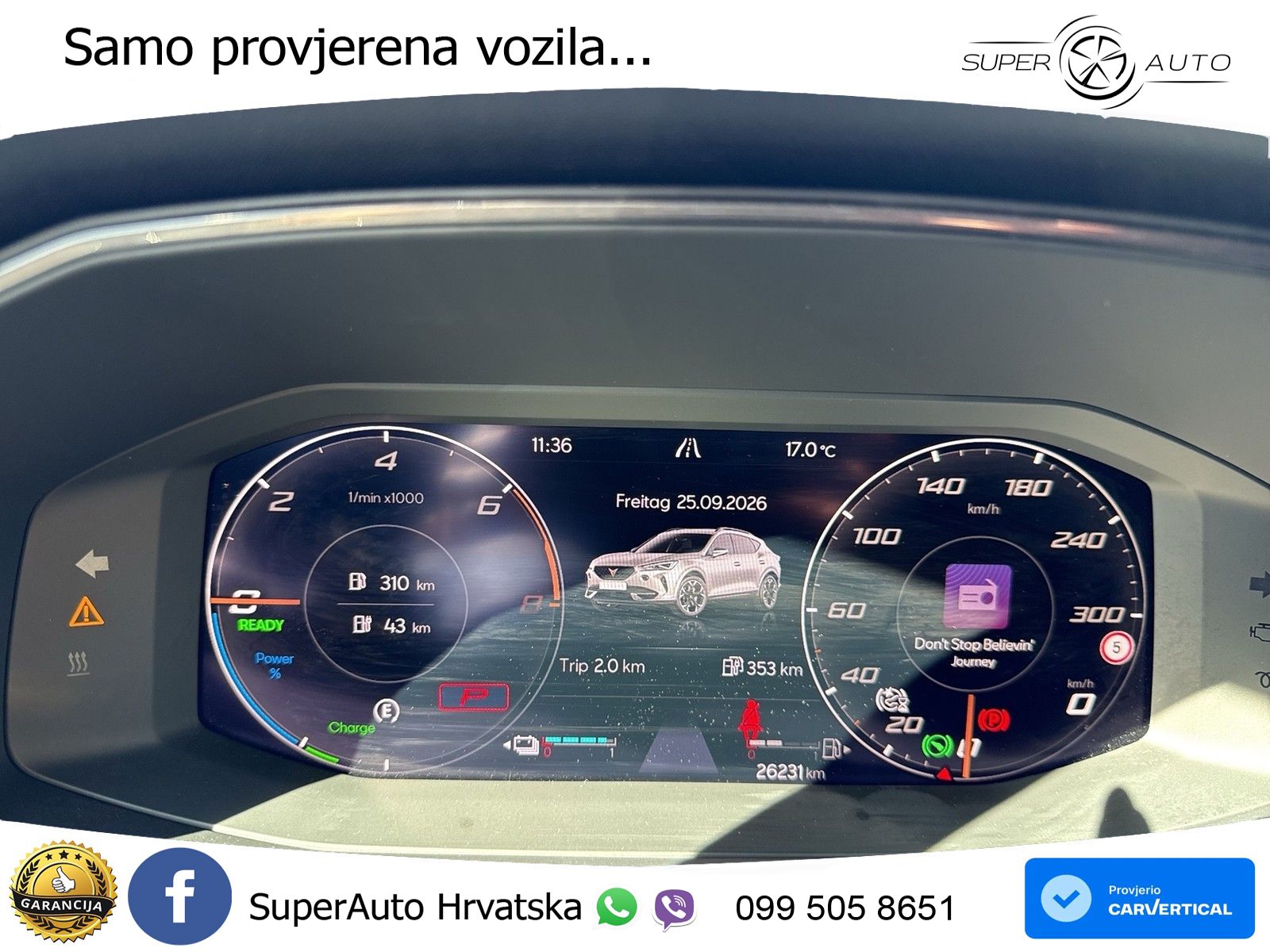 Cupra Formentor 1.4 TSI (204 KS) e-Hybrid DSG LED+GR SJED+ACC