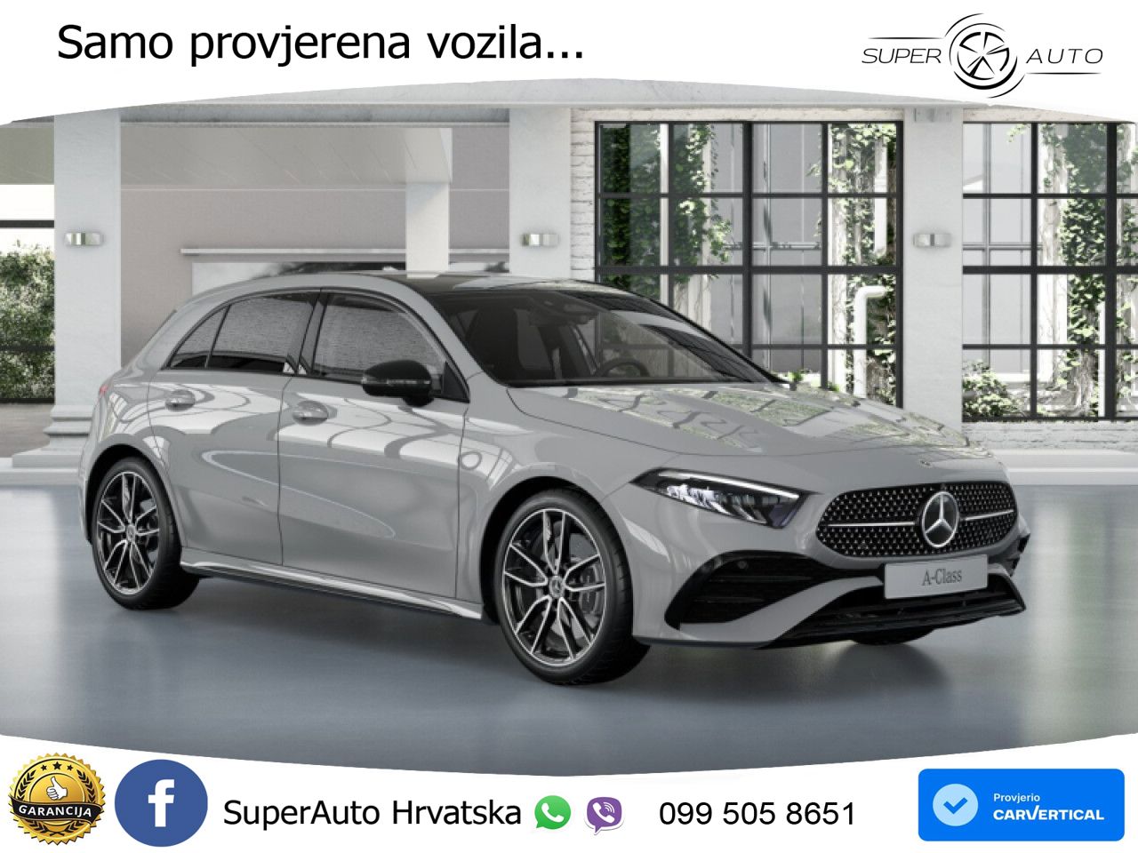Mercedes-Benz A 220d 8G-DCT AMG ACC+GR SJED+360+PANO