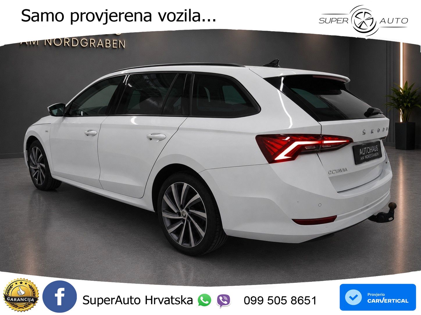 Škoda Octavia Combi 2.0 TDI (150 KS) DSG LED+GR SJED+ACC
