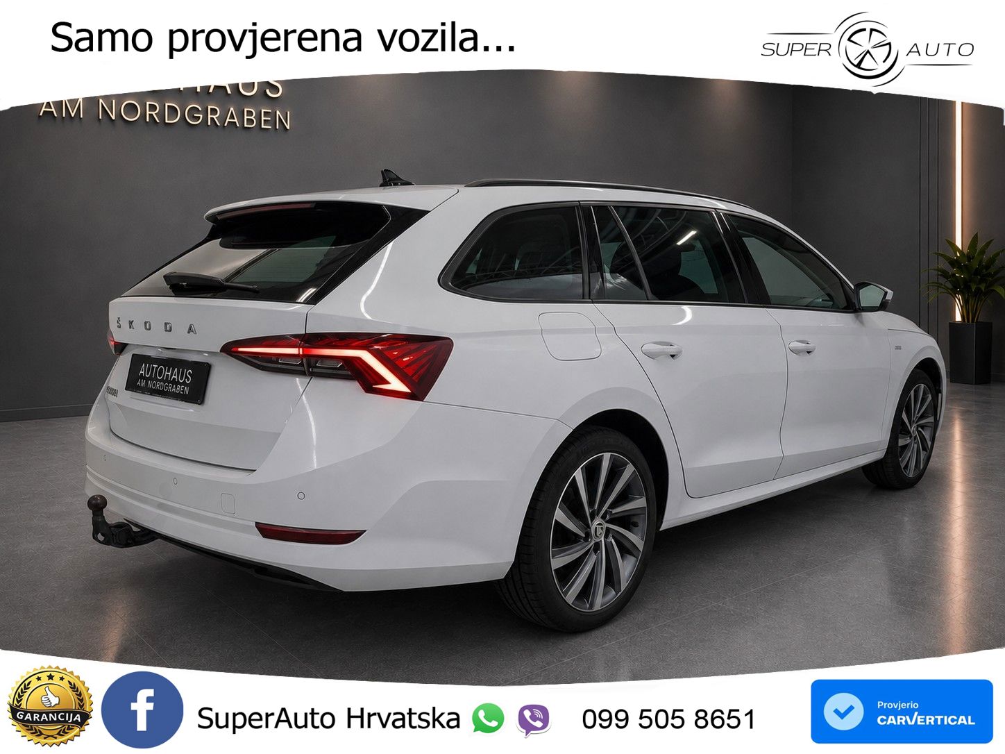 Škoda Octavia Combi 2.0 TDI (150 KS) DSG LED+GR SJED+ACC