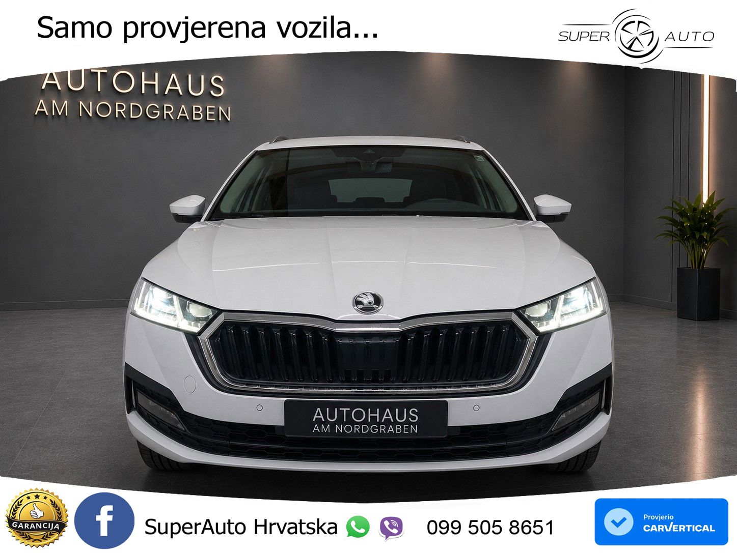 Škoda Octavia Combi 2.0 TDI (150 KS) DSG LED+GR SJED+ACC