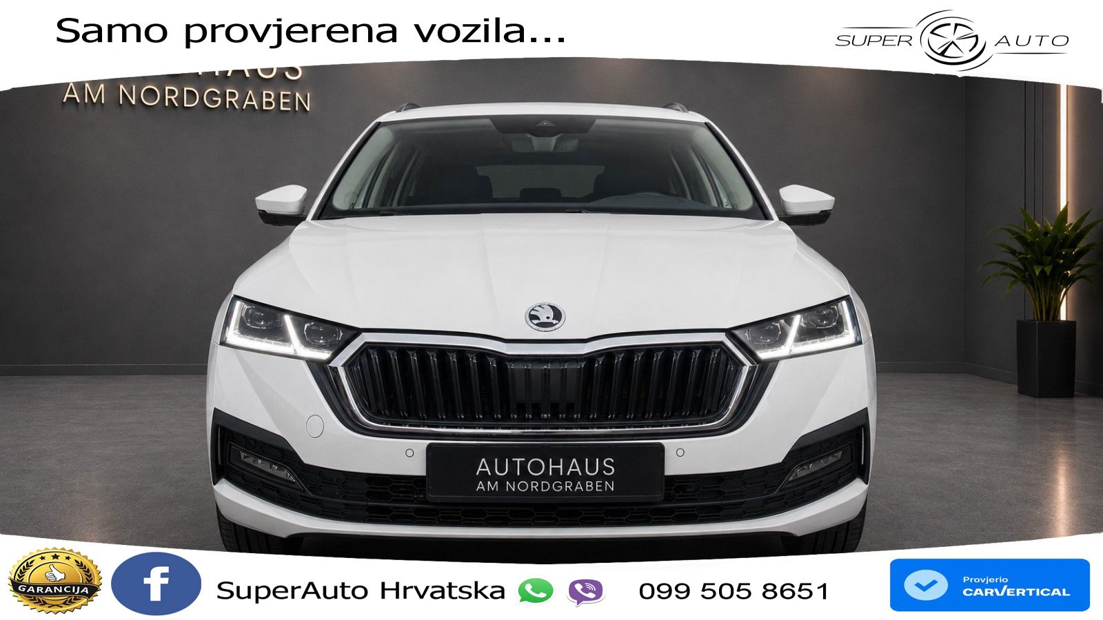 Škoda Octavia Combi 2.0 TDI (150 KS) DSG LED+GR SJED+ACC