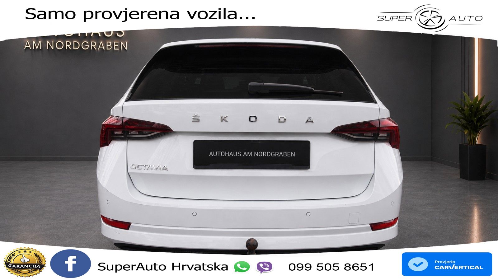 Škoda Octavia Combi 2.0 TDI (150 KS) DSG LED+GR SJED+ACC