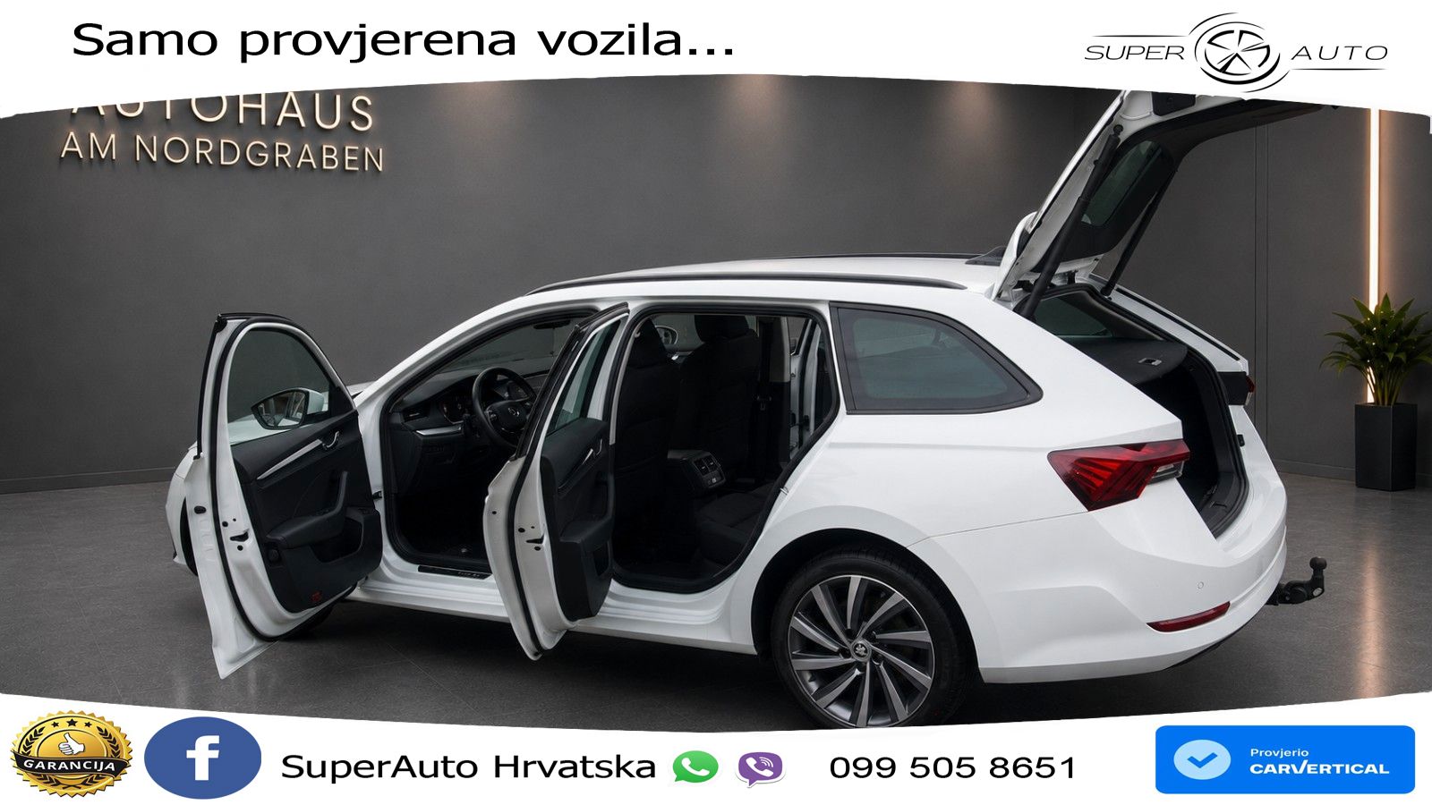 Škoda Octavia Combi 2.0 TDI (150 KS) DSG LED+GR SJED+ACC