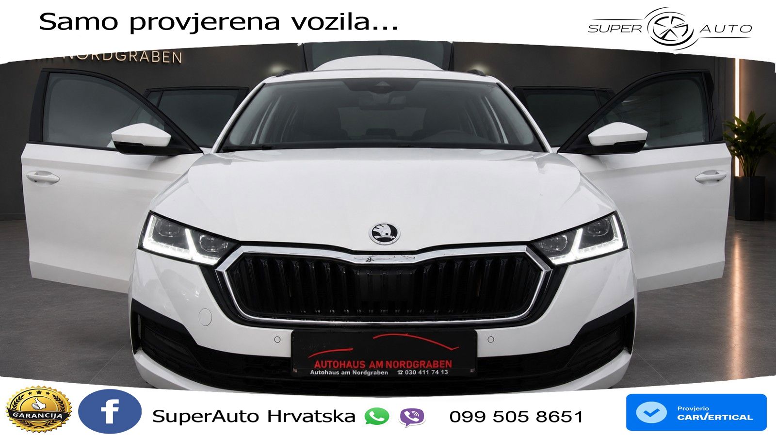 Škoda Octavia Combi 2.0 TDI (150 KS) DSG LED+GR SJED+ACC