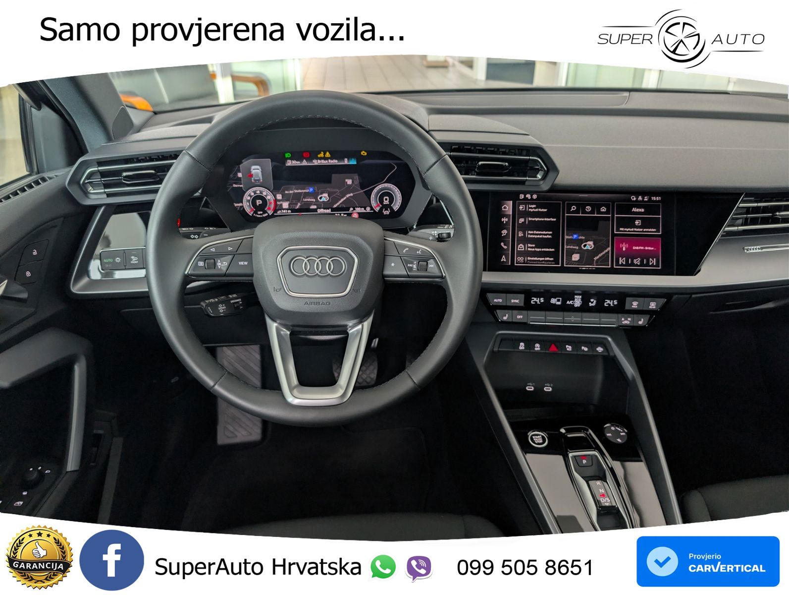 Audi A3 35 TFSI (150 KS) S tronic S line LED+GR SJED+ACC