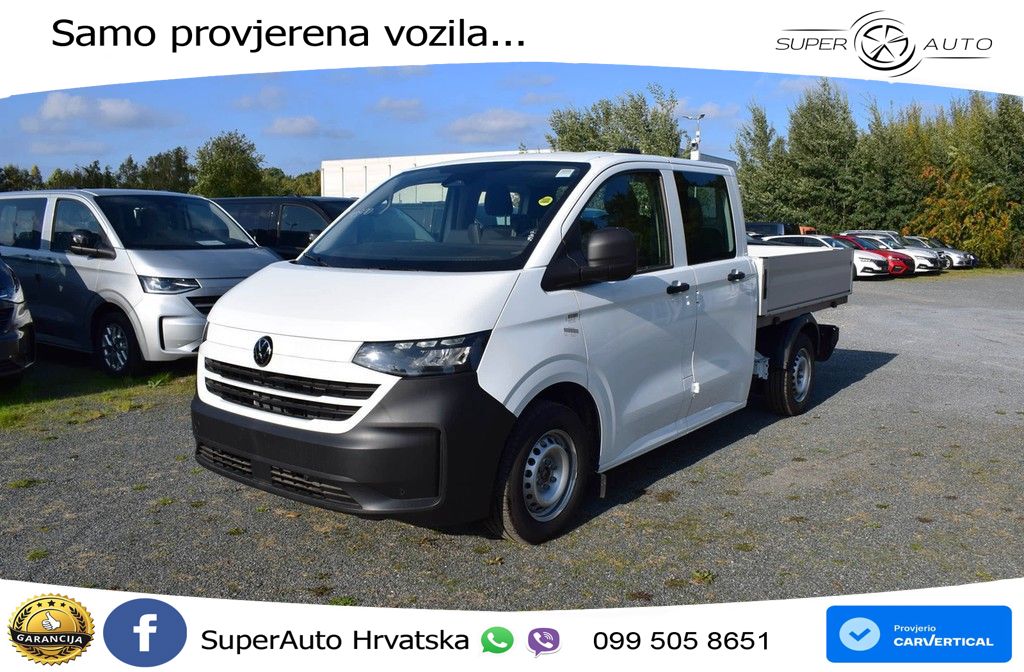 Volkswagen T7 Transporter Doka Pritsche TDI Aut. 4Mo. lang 150 KS