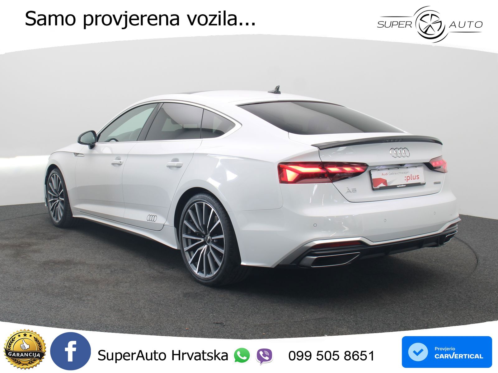 Audi A5 Sportback 45 TFSI (265 KS) quattro S tronic S line MATRIX+GR SJED+KAM