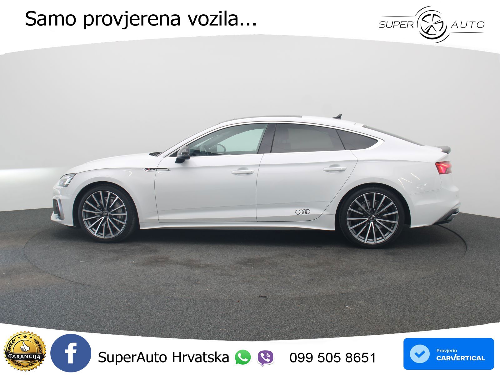 Audi A5 Sportback 45 TFSI (265 KS) quattro S tronic S line MATRIX+GR SJED+KAM