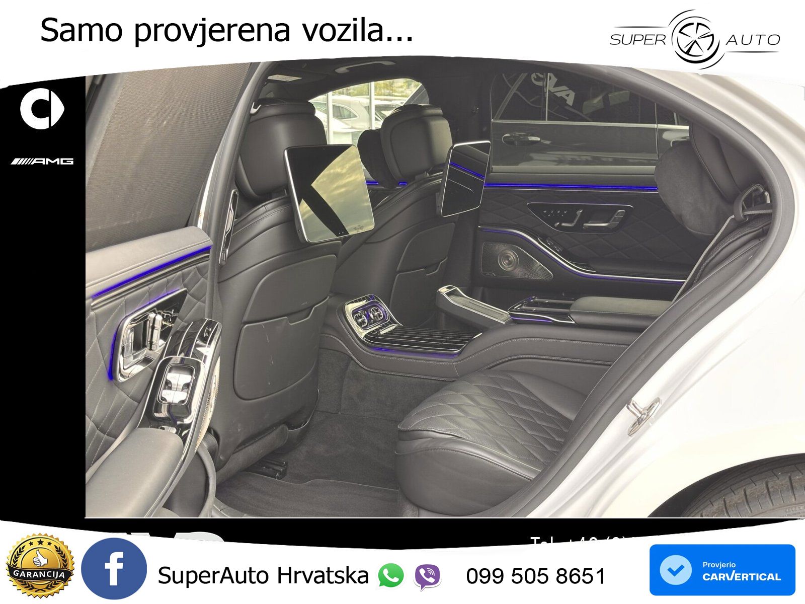 Mercedes S 580 V8 (537 KS) EQ Boost 4MATIC 9G-TRONIC AMG ZRAČNI+ACC+GR SJED+KAM+PANO