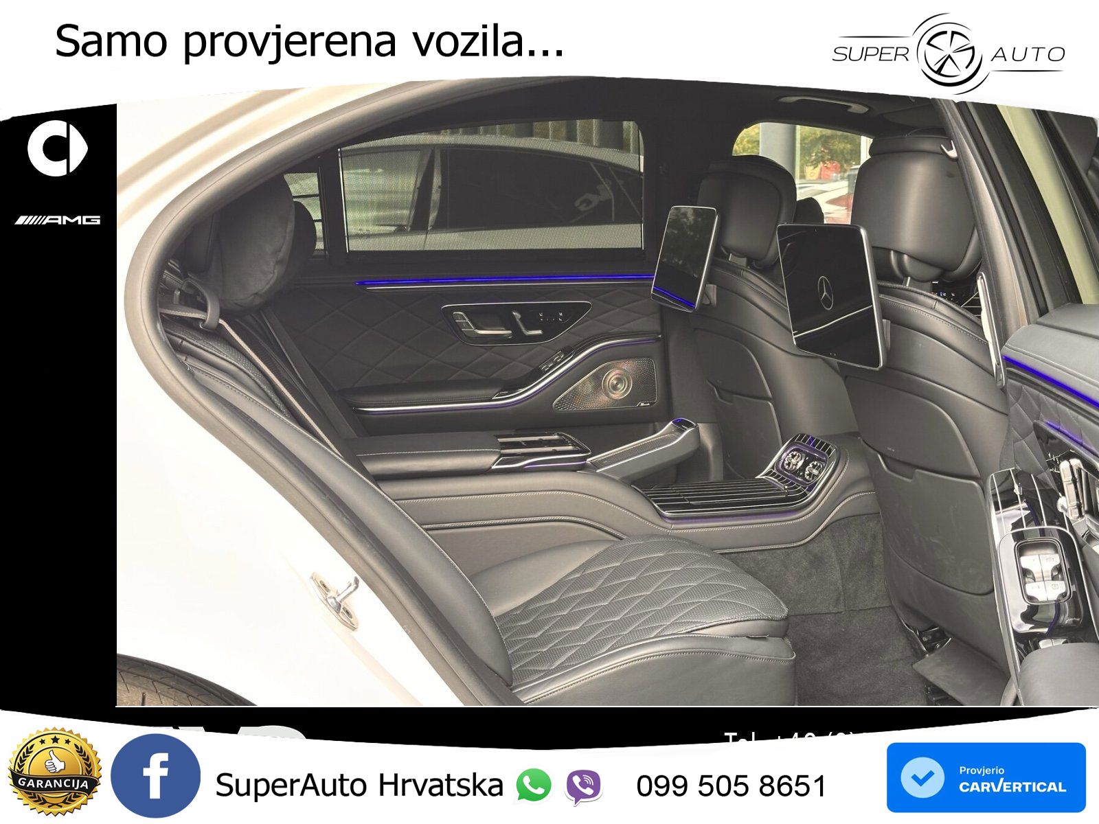 Mercedes S 580 V8 (537 KS) EQ Boost 4MATIC 9G-TRONIC AMG ZRAČNI+ACC+GR SJED+KAM+PANO