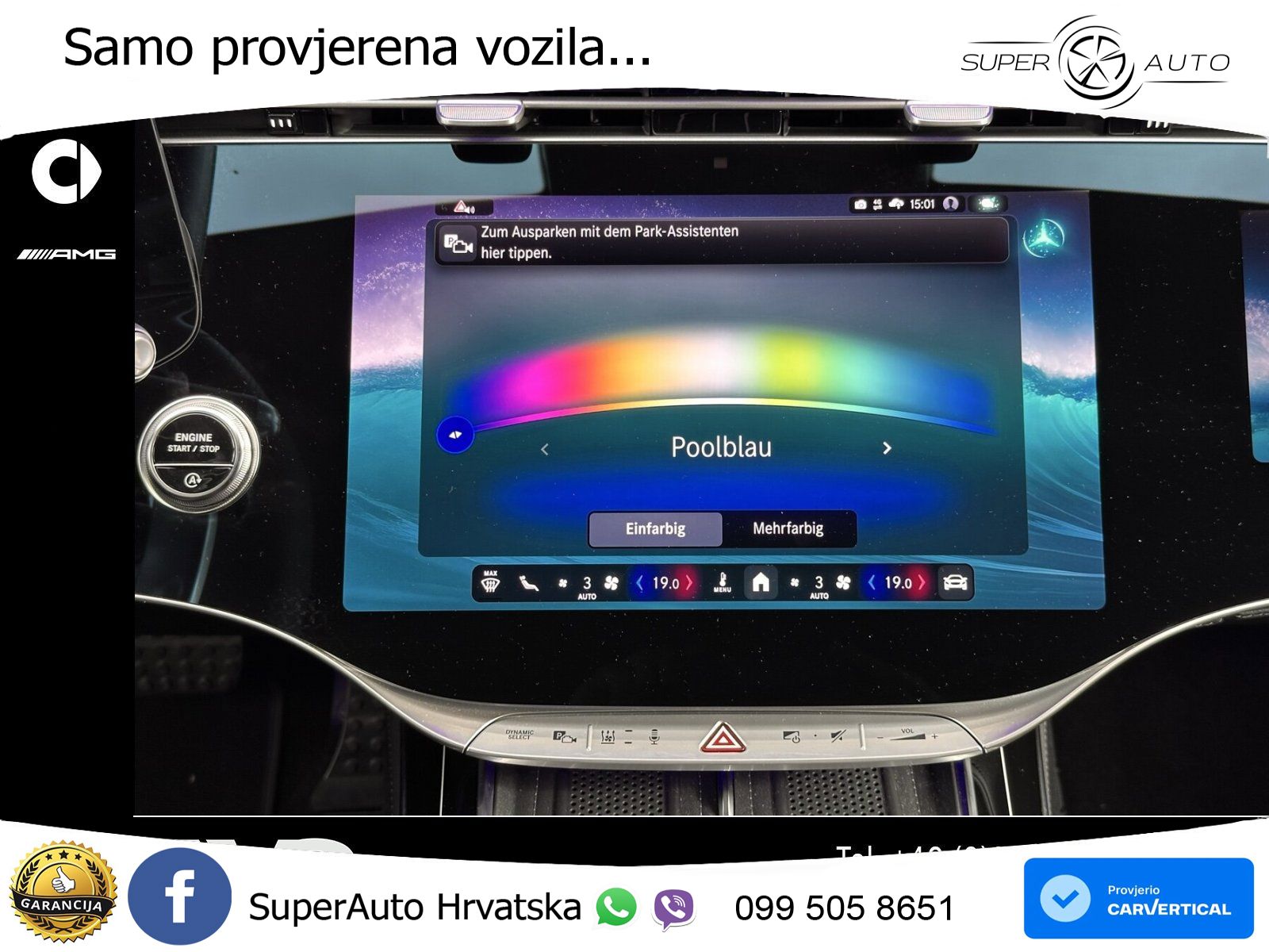 Mercedes S 580 V8 (537 KS) EQ Boost 4MATIC 9G-TRONIC AMG ZRAČNI+ACC+GR SJED+KAM+PANO