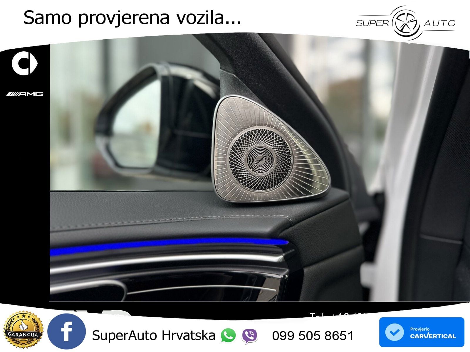 Mercedes S 580 V8 (537 KS) EQ Boost 4MATIC 9G-TRONIC AMG ZRAČNI+ACC+GR SJED+KAM+PANO