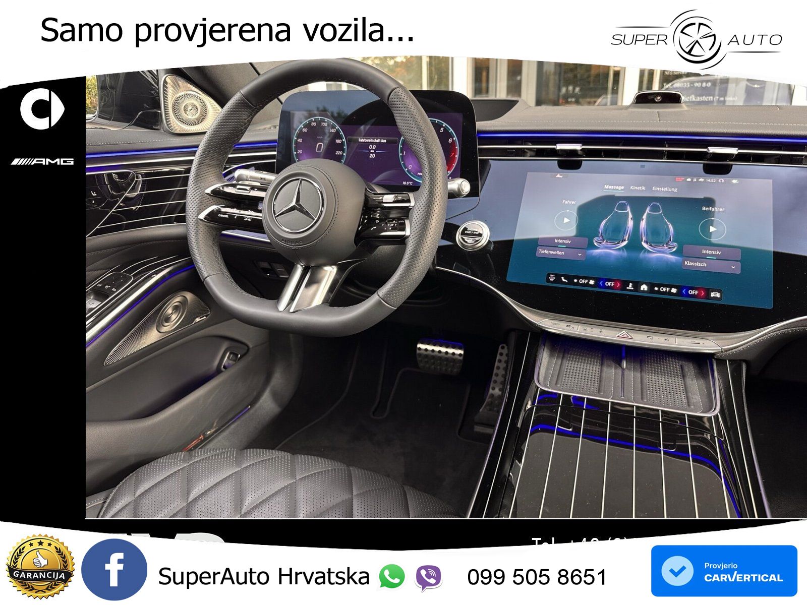 Mercedes S 580 V8 (537 KS) EQ Boost 4MATIC 9G-TRONIC AMG ZRAČNI+ACC+GR SJED+KAM+PANO