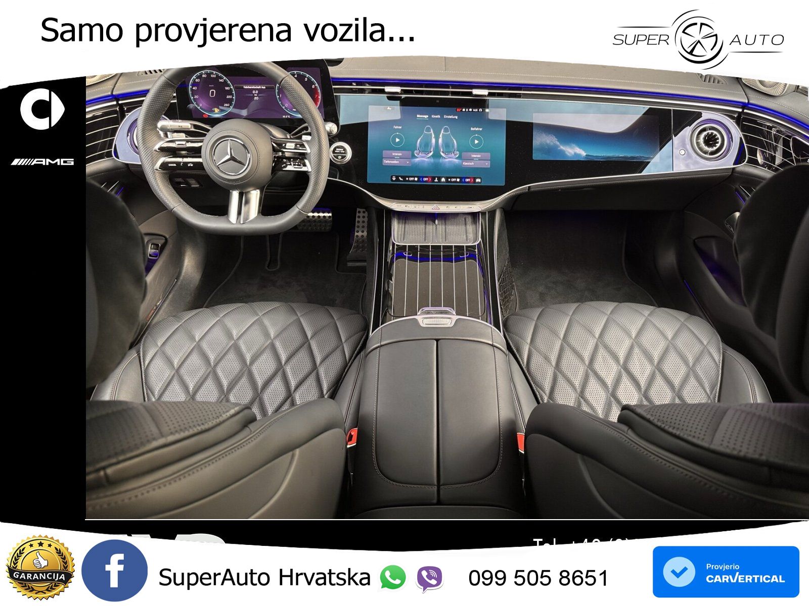 Mercedes S 580 V8 (537 KS) EQ Boost 4MATIC 9G-TRONIC AMG ZRAČNI+ACC+GR SJED+KAM+PANO