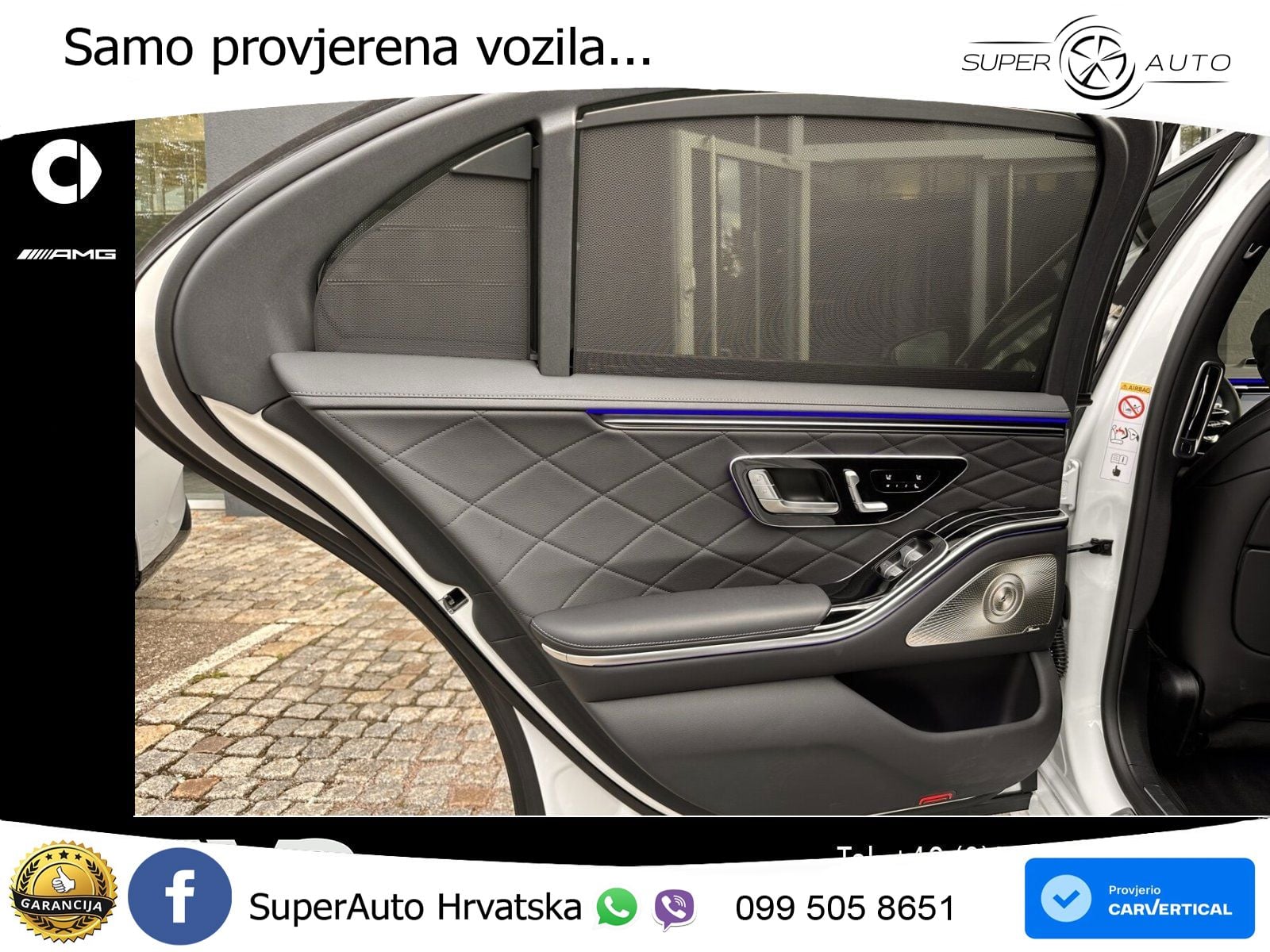 Mercedes S 580 V8 (537 KS) EQ Boost 4MATIC 9G-TRONIC AMG ZRAČNI+ACC+GR SJED+KAM+PANO