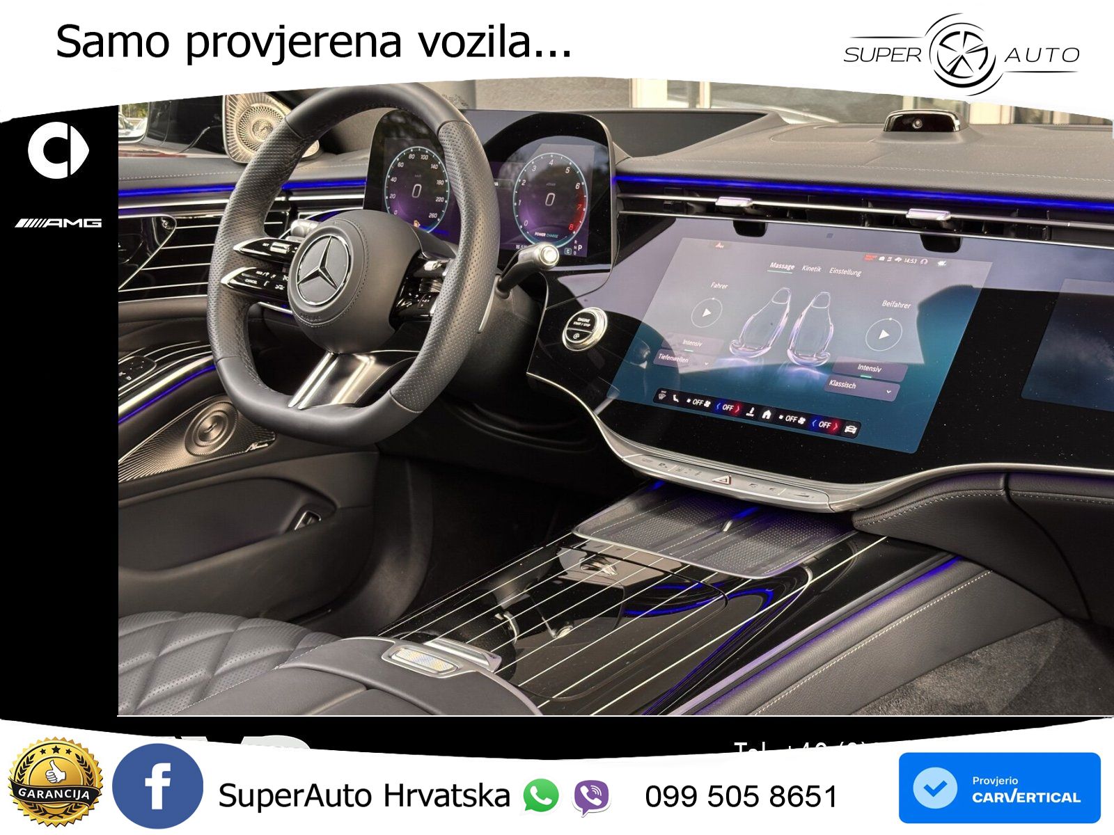 Mercedes S 580 V8 (537 KS) EQ Boost 4MATIC 9G-TRONIC AMG ZRAČNI+ACC+GR SJED+KAM+PANO