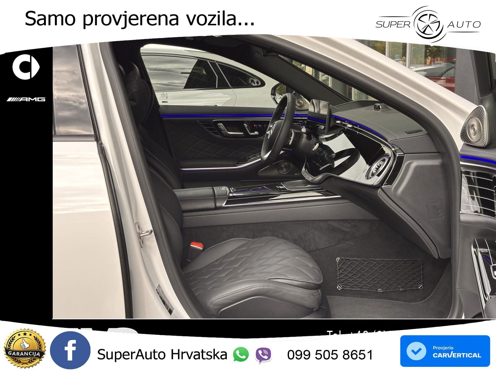 Mercedes S 580 V8 (537 KS) EQ Boost 4MATIC 9G-TRONIC AMG ZRAČNI+ACC+GR SJED+KAM+PANO