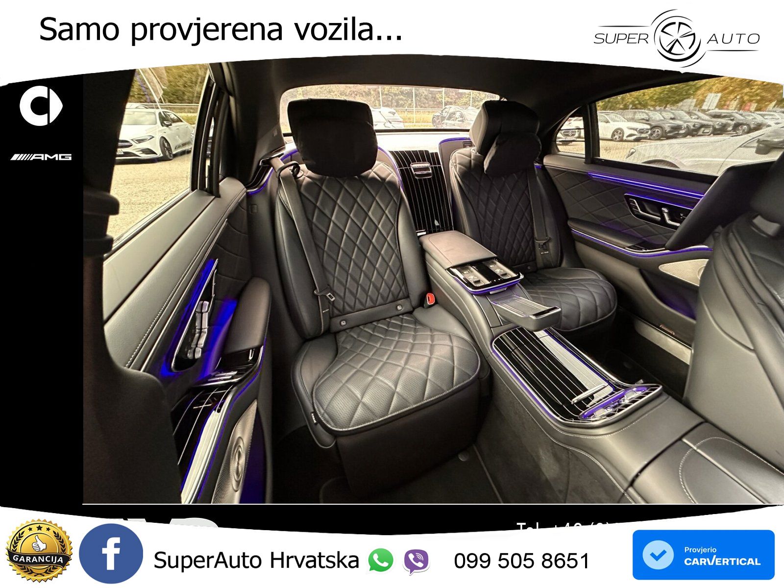 Mercedes S 580 V8 (537 KS) EQ Boost 4MATIC 9G-TRONIC AMG ZRAČNI+ACC+GR SJED+KAM+PANO