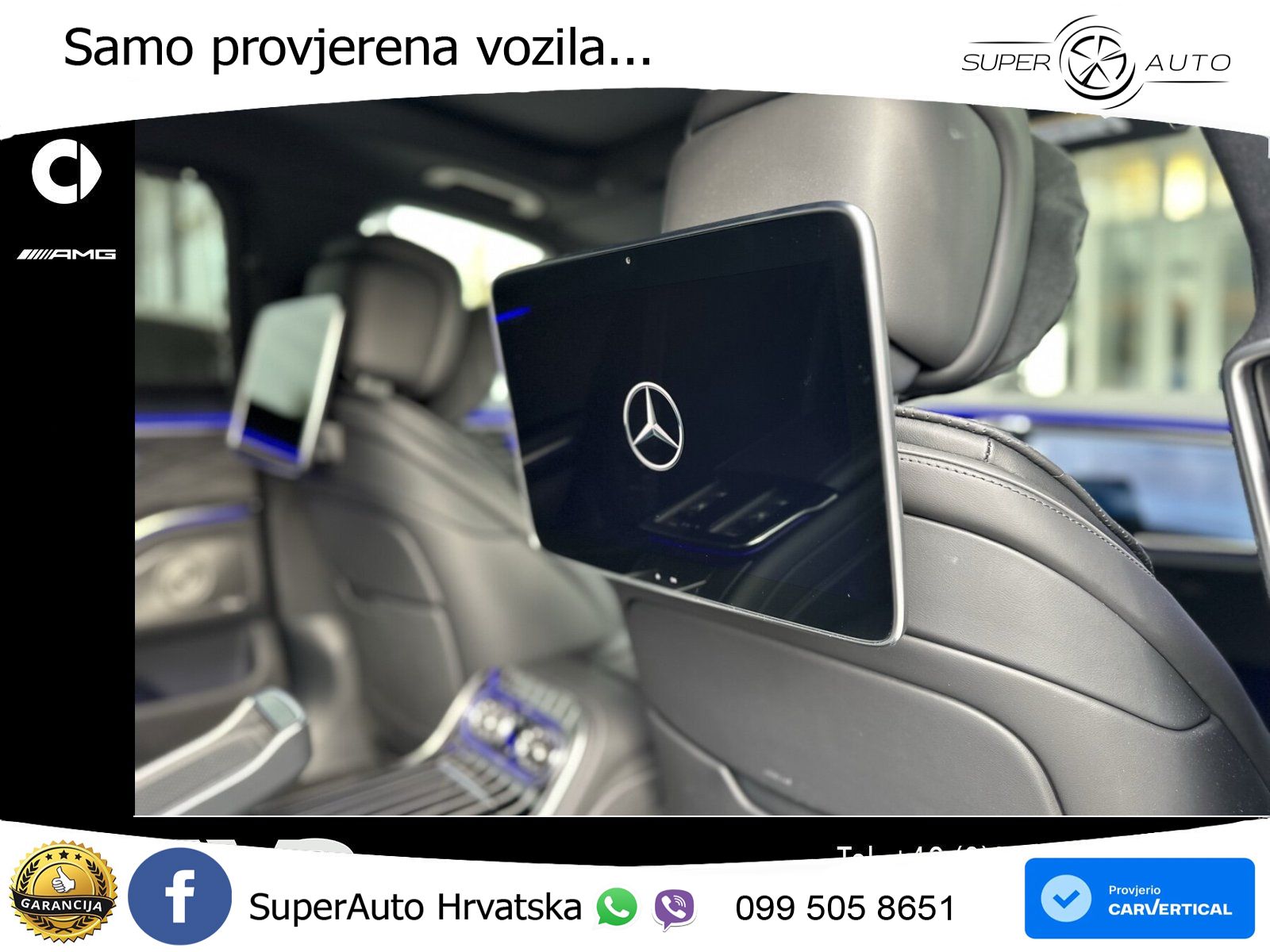 Mercedes S 580 V8 (537 KS) EQ Boost 4MATIC 9G-TRONIC AMG ZRAČNI+ACC+GR SJED+KAM+PANO