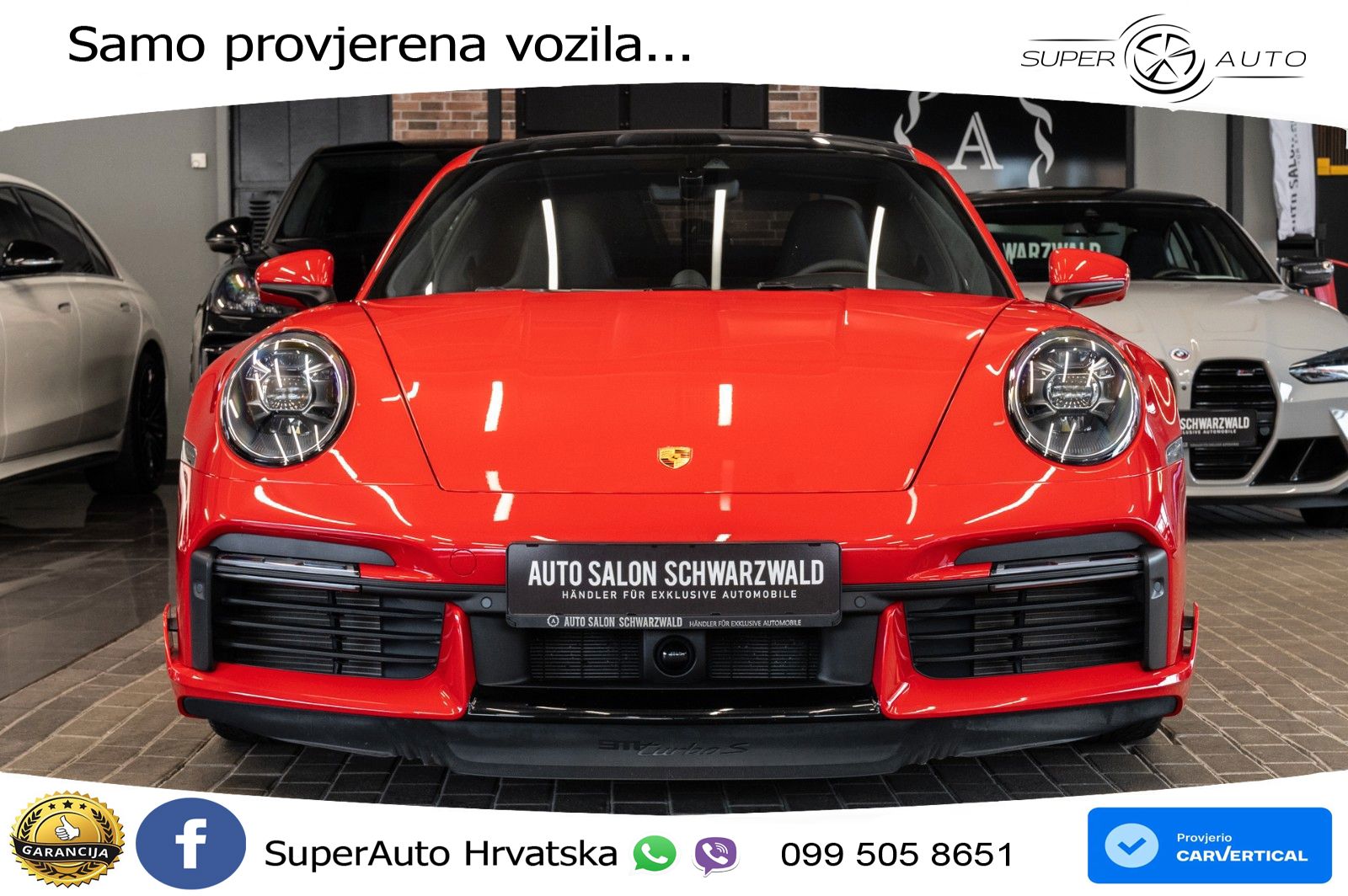 Porsche 911 Turbo S 3.8 (650 KS) PDK ZRAČNI+ACC+GR SJED+KAM+PANO