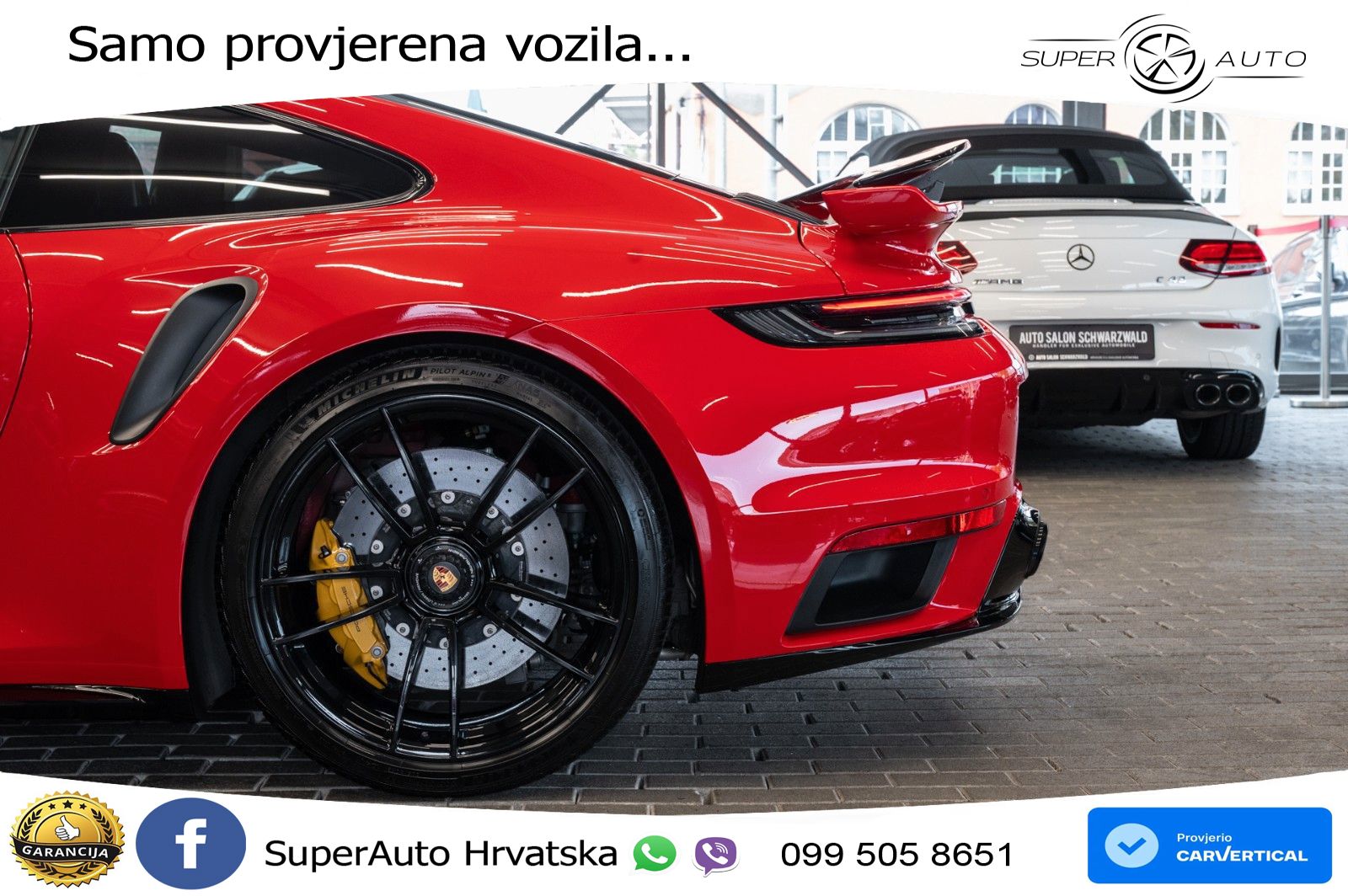 Porsche 911 Turbo S 3.8 (650 KS) PDK ZRAČNI+ACC+GR SJED+KAM+PANO