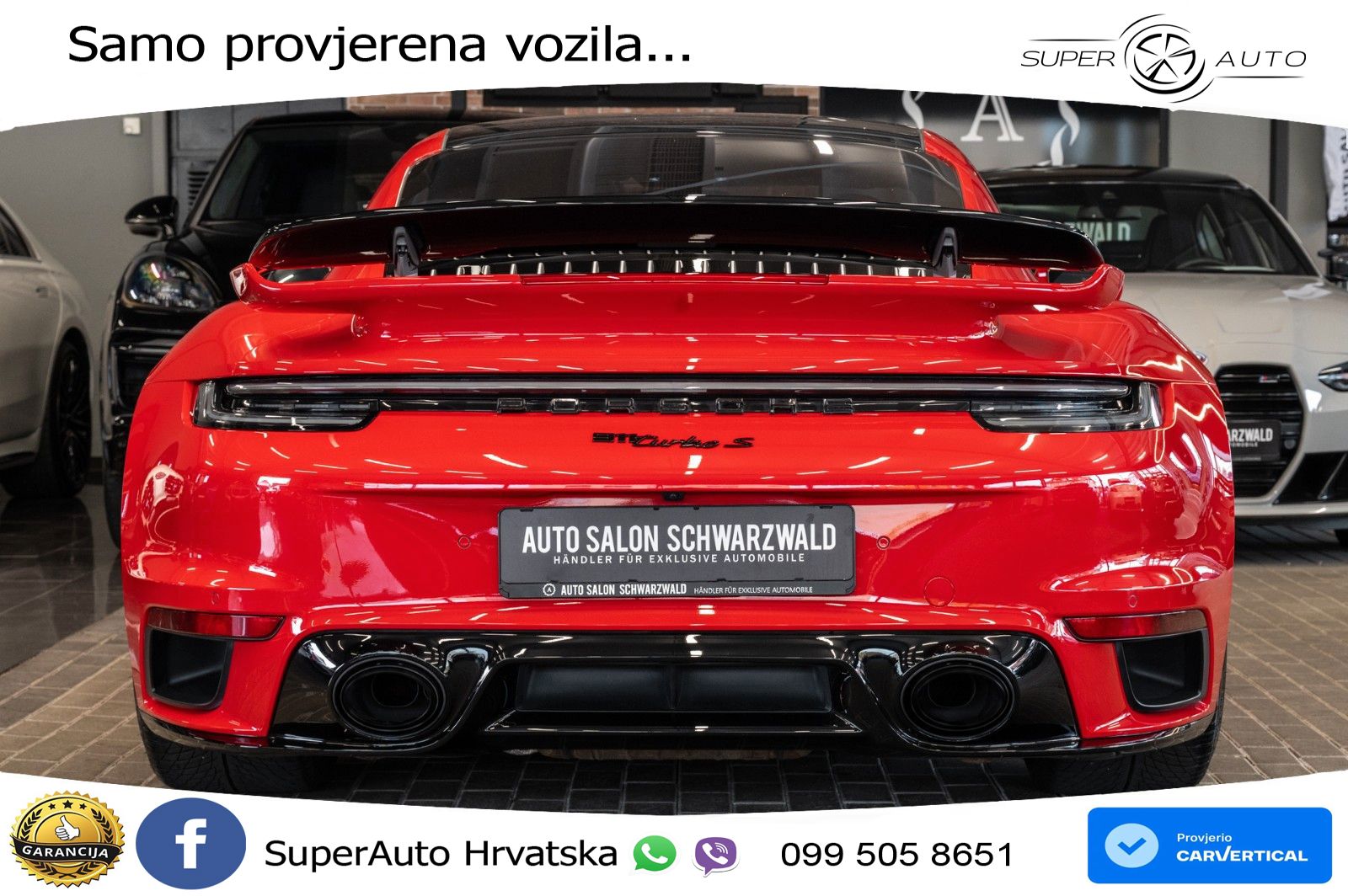 Porsche 911 Turbo S 3.8 (650 KS) PDK ZRAČNI+ACC+GR SJED+KAM+PANO